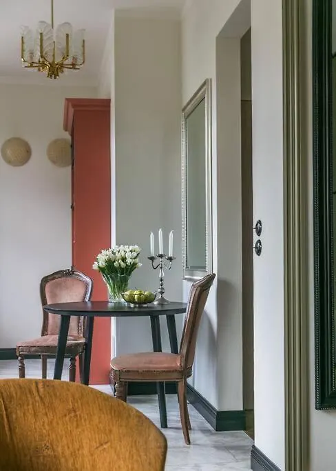Dark Blue Apartment Warsaw